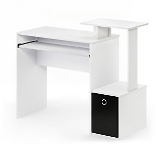 Econ Econ 39.5" Multipurpose Computer Writing Desk with Bin Drawer, , large