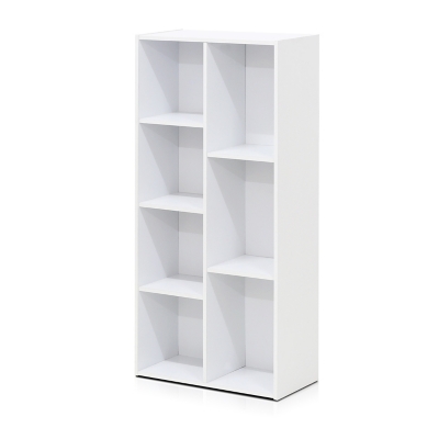 Luder 7-Cube Reversible Open Shelf, White, large