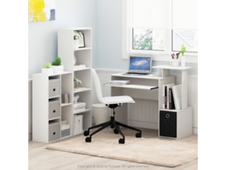 Luder 5-Tier Reversible Color Open Shelf Bookcase