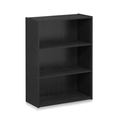 Pasir Pasir 3-Tier Open Shelf, Black, rollover