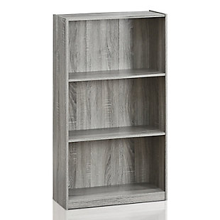 Basic 3-Tier Bookcase Storage Shelves, , rollover