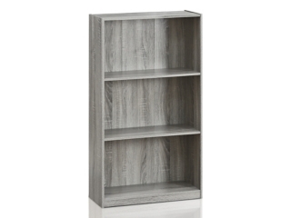 Basic 3-Tier Bookcase Storage Shelves