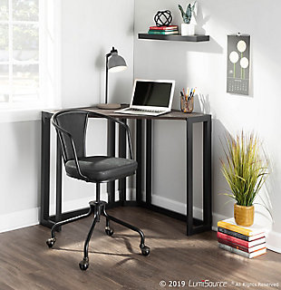 LumiSource Roman Corner Desk, , rollover