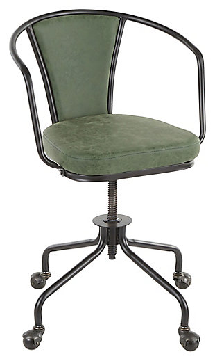 LumiSource Oregon Upholstered Task Chair, , large