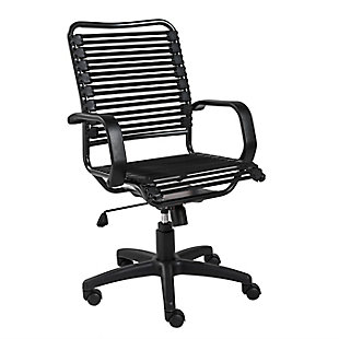Euro Style Allison Bungie Flat High Back Office Chair, , large