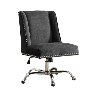 Draper Office Chair, Gray, large