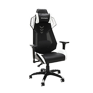 RESPAWN 200 Racing Style Gaming Chair, White/Black, large