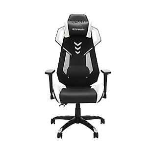 When the game heats up, stay calm and cool with the RESPAWN® 200 mesh back gaming chair, in White. Featuring an innovative mesh backing, with a bonded leather seat, the RSP-200 helps keep you cool with maximum breathability. The tilt and lift controls are located to the right, beneath the seat base, and the gaming chair features tilt tension adjustment to control the speed of the 130-degree recline. The lumbar support is behind the mesh seat back and adjusts up and down, as well as pivots, allowing you to position it for the most comfort. The armrests are height adjustable and the seat can hold up to 275 lb. With 25 years of ergonomic workplace furniture experience, RESPAWN builds gaming furniture that is both durable and comfortable. An award-nominated brand, RESPAWN is committed to your satisfaction and covers this desk with our RESPAWN Limited Warranty. If you’re looking to stay cool, even during a heated match, the RSP-200 is your chair to pull off the win.GAMIFIED SEATING: A racecar-style gaming chair that provides luxury and comfort, whether it's used for intense gaming sessions and climbing to the top of the leaderboards or long work days. | ERGONOMIC COMFORT: This ergonomic chair has a steel tube frame design encased in molded foam which allows for highly-contoured support and an open back seat structure that allows for additional heat control. The adjustable headrest and pivoting lumbar support deliver comfort that lasts. | 4D ADJUSTABILITY: Find your optimal position by raising or lowering your chair, tweaking the height and depth of your armrests and reclining between 90 - 130 degrees with infinite angle lock. Full 360 degrees of swivel rotation enable dynamic movement. | PROFESSIONAL GRADE: Stay cool and in control. A reinforced mesh backing increases airflow to regulate body temperature and enable lightweight support. Use as a gamer chair or an office chair. Includes 275 pound weight capacity. | WE'VE GOT YOUR BACK: An award-nominated brand, RESPAWN is committed to your satisfaction and covers this video game chair with the RESPAWN Limited Warranty and dedicated, year-round representative support. | RESPAWN Limited Warranty
