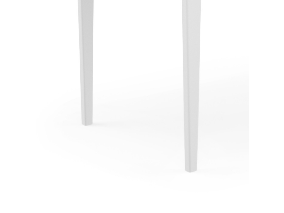 Simpli Home Harper Solid Hardwood Mid Century Modern 60" Desk, White, large