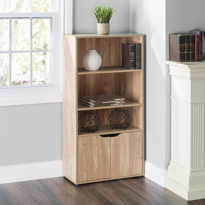 HDS Trading 3 Tier Wood Bookcase, , large