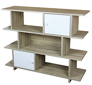 HDS Trading 3 Tier Wood Display Book Shelf Organizer Unit, , large