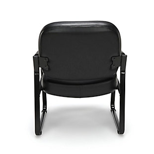 All of your guests can sit comfortably with OFM's Big and Tall Guest/Reception Chair. This stylish chair features an extra-thick 4.75" upholstered seat and a 4.25" thick upholstered, padded back cushion. The sturdy 1.5" 17-gauge oval tube frame stands up to demand. Choose from a variety of attractive vinyl colors that clean easily and are easy to maintain even in high-use environments. Padded arms add support and ease of entering and exiting the chair. The simple design will complement any reception or area where guest comfort is desired. Weight capacity up to 400 lbs. This model meets or exceeds industry standards for safety and durability and is backed by the OFM Limited Warranty.Perfect for an area with people coming and going, the easy to clean vinyl will help to establish a cleaner environment | The 4.75" thick padded seat and 4.25" thick padded back create a luxurious focal point to any office or waiting area | The sturdy 17 gauge, 1.5" oval tube frame and sled base, creates the ultimate stability for the chair | Because of the superior construction, this chair can hold up to 400lbs. | The chair is available in 5 neutral shades, making mixing and matching a breeze | OFM Limited Warranty