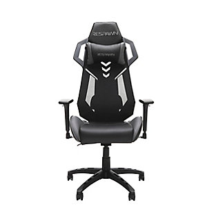 When the game heats up, stay calm and cool with the RESPAWN® 200 mesh back gaming chair, in Gray. Featuring an innovative mesh backing, with a bonded leather seat, the RSP-200 helps keep you cool with maximum breathability. The tilt and lift controls are located to the right, beneath the seat base, and the gaming chair features tilt tension adjustment to control the speed of the 130-degree recline. The lumbar support is behind the mesh seat back and adjusts up and down, as well as pivots, allowing you to position it for the most comfort. The armrests are height adjustable and the seat can hold up to 275 lb. With 25 years of ergonomic workplace furniture experience, RESPAWN builds gaming furniture that is both durable and comfortable. An award-nominated brand, RESPAWN is committed to your satisfaction and covers this desk with our RESPAWN Limited Warranty. If you’re looking to stay cool, even during a heated match, the RSP-200 is your chair to pull off the win.GAMIFIED SEATING: A racecar-style gaming chair that provides luxury and comfort, whether it's used for intense gaming sessions and climbing to the top of the leaderboards or long work days. | ERGONOMIC COMFORT: This ergonomic chair has a steel tube frame design encased in molded foam which allows for highly-contoured support and an open back seat structure that allows for additional heat control. The adjustable headrest and pivoting lumbar support deliver comfort that lasts. | 4D ADJUSTABILITY: Find your optimal position by raising or lowering your chair, tweaking the height and depth of your armrests and reclining between 90 - 130 degrees with infinite angle lock. Full 360 degrees of swivel rotation enable dynamic movement. | PROFESSIONAL GRADE: Stay cool and in control. A reinforced mesh backing increases airflow to regulate body temperature and enable lightweight support. Use as a gamer chair or an office chair. Includes 275 pound weight capacity. | WE'VE GOT YOUR BACK: An award-nominated brand, RESPAWN is committed to your satisfaction and covers this video game chair with the RESPAWN Limited Warranty and dedicated, year-round representative support. | RESPAWN Limited Warranty