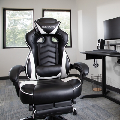 Ofm 110 Racing Style Gaming Chair With Footrest Ashley Furniture Homestore