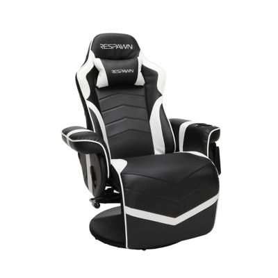 Respawn black and white best sale gaming chair