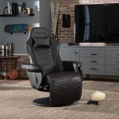 RESPAWN 900 900 Racing Style Gaming Recliner, Black, large