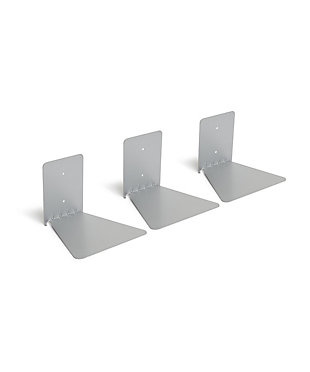 Conceal Large Conceal Floating Shelves (Set of 3) Silver, , large