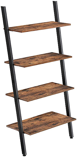 Industrial 4 Tier Ladder Bookshelf, Ashley Furniture Industrial Bookcase