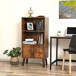 Industrial Retro 2 Tier Bookshelf With, Ashley Furniture Industrial Bookcase