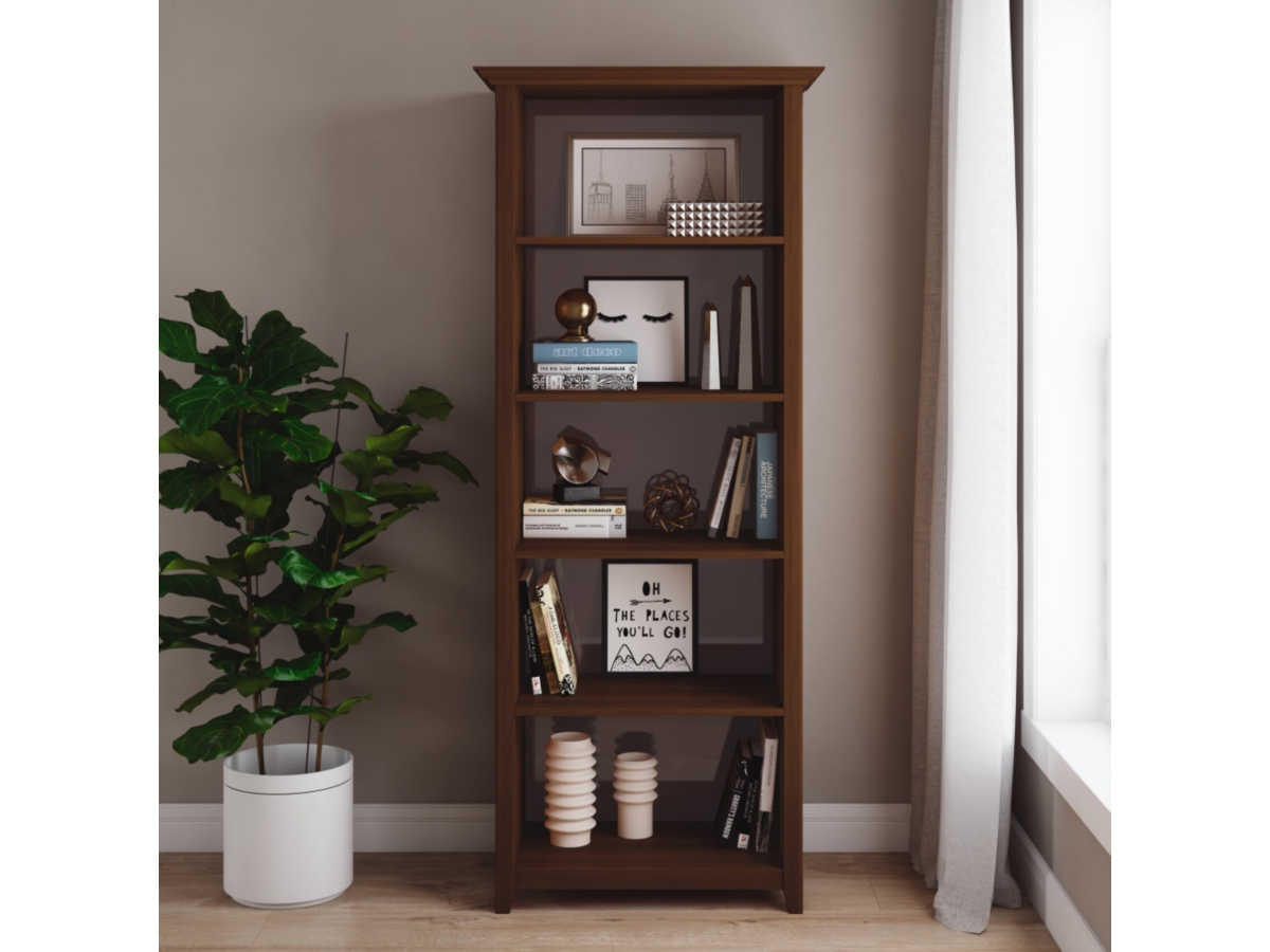 Simpli Home Amherst 5 Shelf Bookcase | Ashley