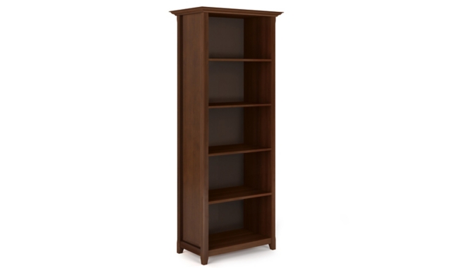 Simpli Home Amherst 5 Shelf Bookcase