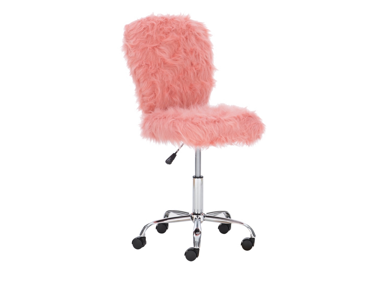 Swivel Chair Fuzzy Chair Amazon Desk Chair PRIDDY Velvet Pink