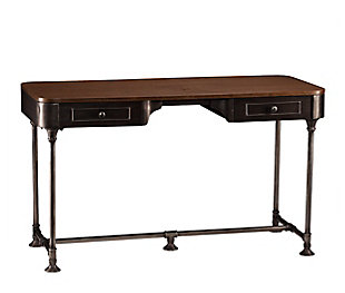 Laney Industrial 2-Drawer Desk, , large