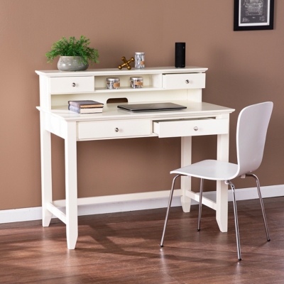 Justine Secretary Desk with Storage, , large