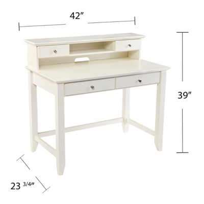 Justine Writing Desk with Storage