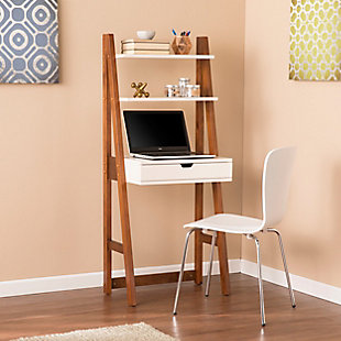 Cora Leaning Desk and Bookcase, , rollover
