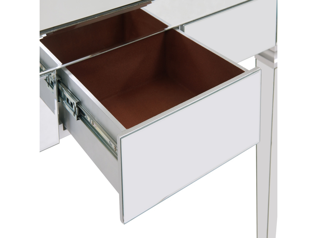 Southern Enterprises Furniture Wellax Glam Mirrored Writing