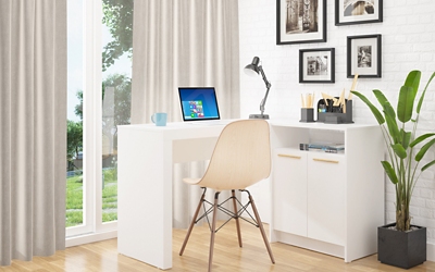 Kalmar L -Shaped Office Desk, , large