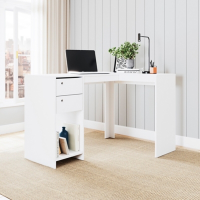 L shaped deals desk ashley furniture