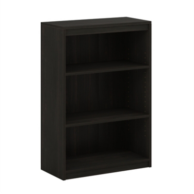 Furinno Gruen 3-Tier Bookcase with Adjustable Shelves, , large