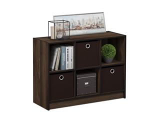 Furinno Basic Bookcase Storage with Bins