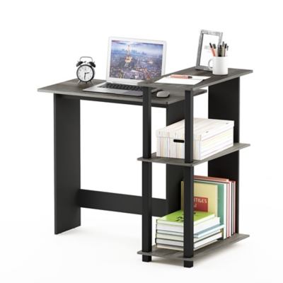 Furinno abbott computer desk store with bookshelf