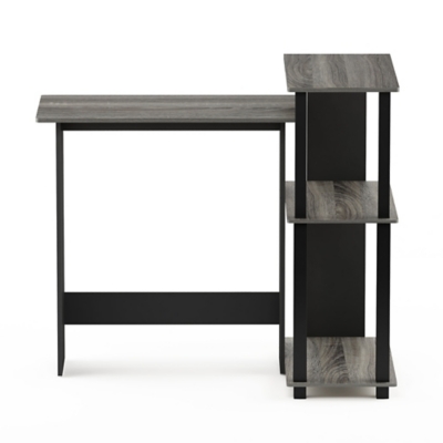 Furinno Abbott Corner Computer Desk with Bookshelf, , large