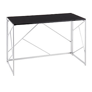 Folia Contemporary Desk, Black, large