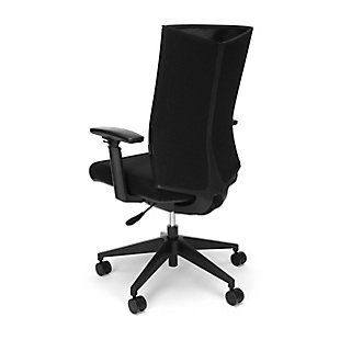 Dress up the boardroom or the corner office, with the trend-right HON Basyx Movement Mesh Back Task Chair. This commercial-grade chair might become the trophy chair of the office due to its attractive, fashion-forward mesh back exoskeleton design that promotes air circulation. This chair has ergonomic substance in the form of adjustable lumbar support and multi-functional arms. The desk chair also features weight-activated tilt control which makes intuitive auto adjustments and is coupled with seat slide functionality which adjusts the seat depth for users of varying heights, not that you'll be sharing this chair. Assembly is quick and easy, taking no more than 20 minutes and one person. The durable premium 60mm casters are built to withstand your busy workweek and beyond. This computer chair has full BIFMA certification which means you are investing in a product that meets strict standards for performance. This office chair features a 250 lb weight capacity and is backed by the HON Basyx Limited 5-Year Warranty.Attractive, trend-right chair design | Breathable Mesh back | Multi-functional chair arms | Adjustable lumbar support | Easy, quick assembly | HON Basyx Limited 5-Year Warranty