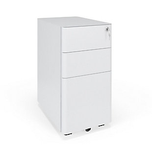 HON Basyx Basyx Modern Slim Mobile Filing Cabinet, , large