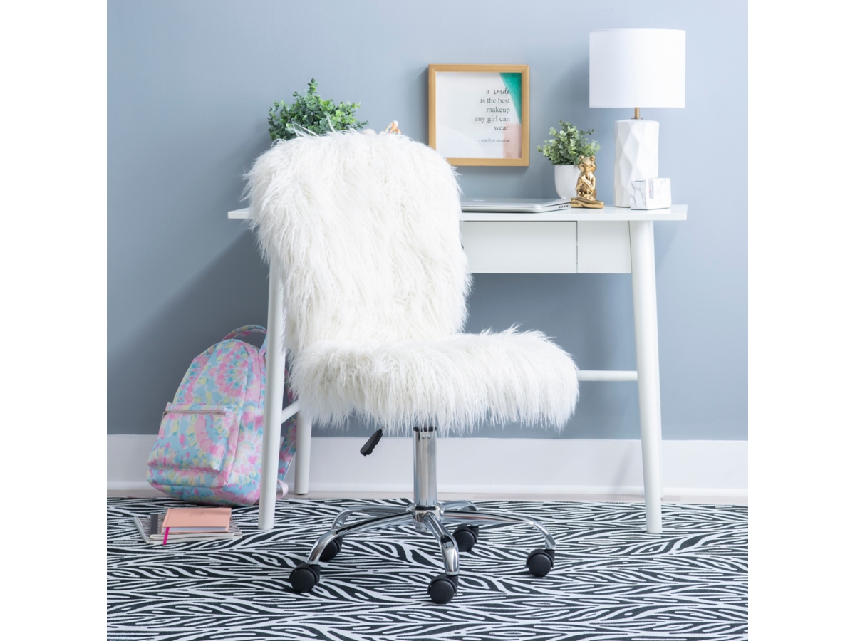 Fuzzy office chair cover hotsell