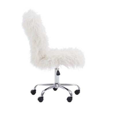 Fuzzy discount spinny chair