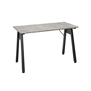 OFM Essentials 48" Table Desk, Concrete, rollover