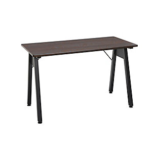 OFM Essentials 48" Table Desk, Wenge, rollover