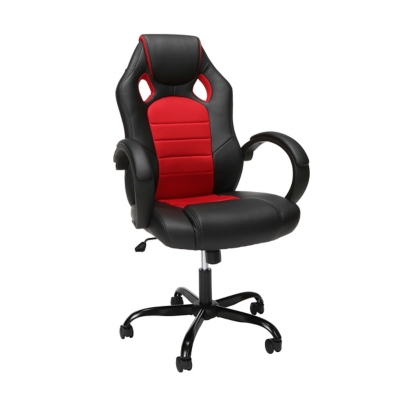 OFM Essentials High-Back Gaming Chair, Red, large