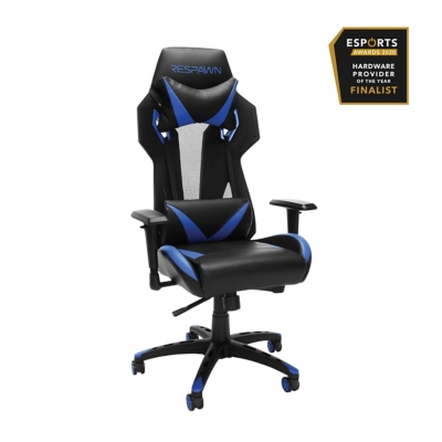 RESPAWN 205 Racing Style Gaming Chair, Blue/Black, large