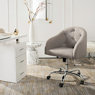Safavieh Amy Tufted Office Chair, , rollover