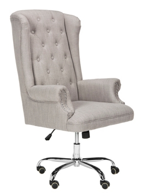 Safavieh Ian Tufted Swivel Office Chair - Thumbnail 2