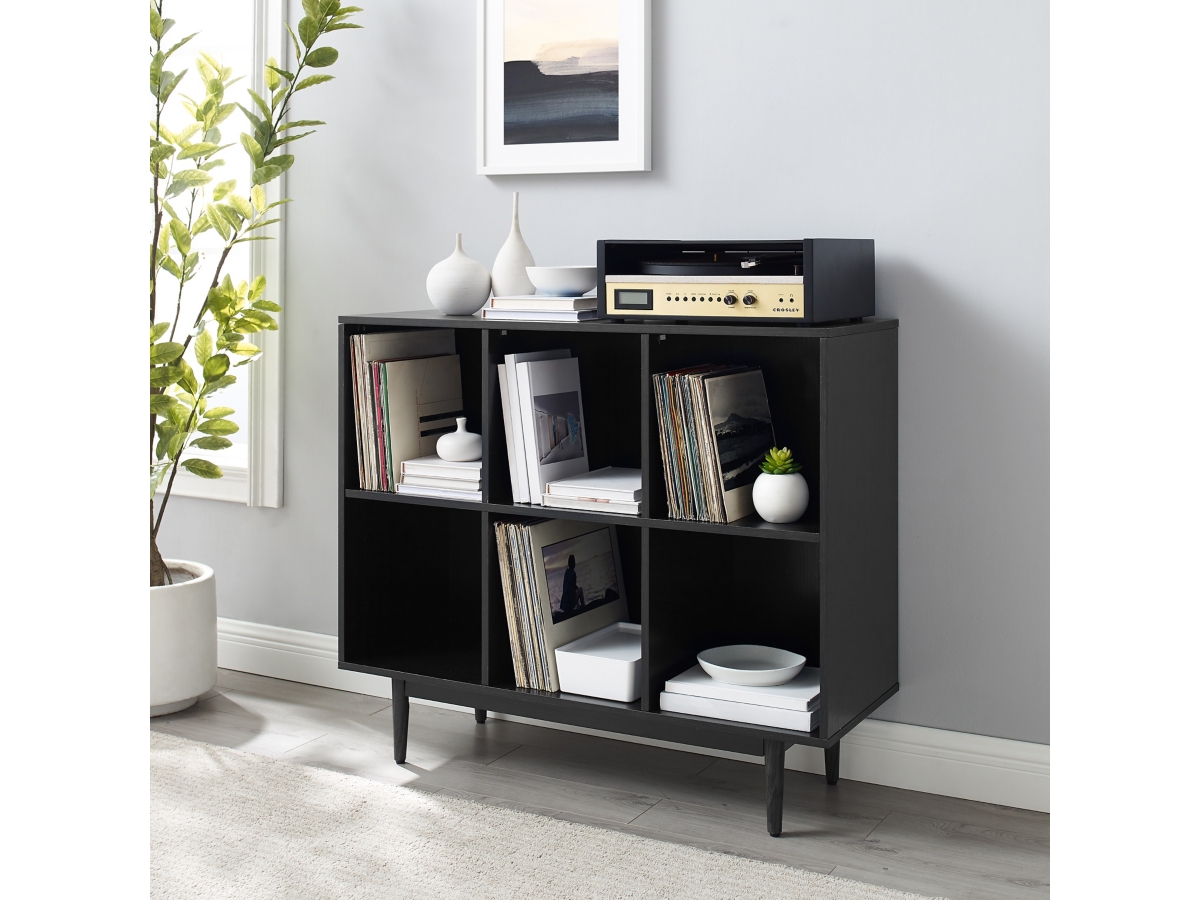 Crosley Liam 6-Cube Bookcase | Ashley