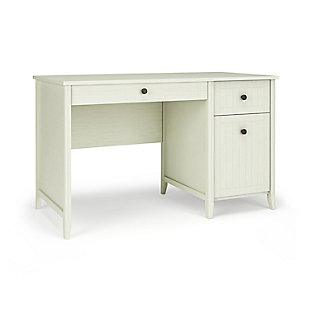 OFM Quarters and Craft High Tide Collection Home Office 47" Computer Desk, in Weathered White, , rollover